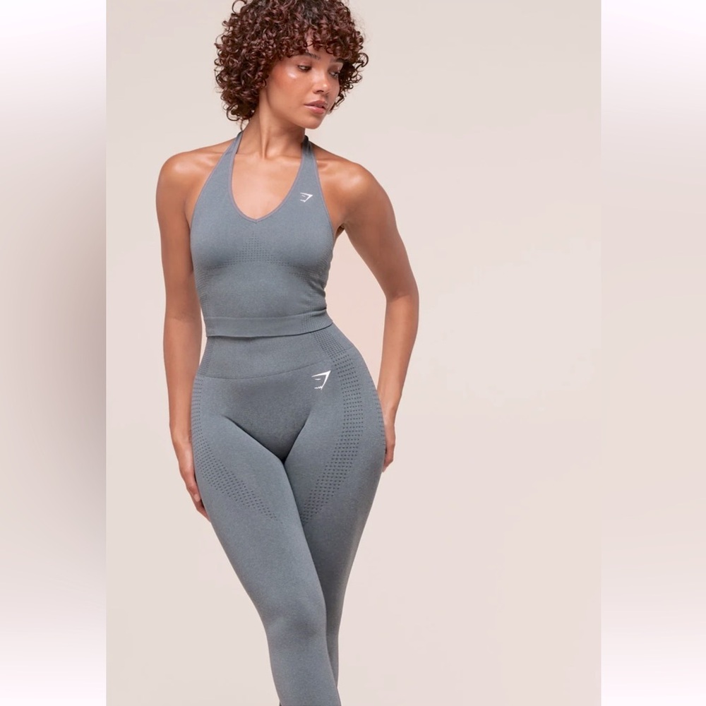 Gymshark  vital soft Leggings size small Gray Textured Leggings